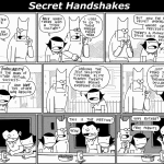 Cat and Girl - Secret Handshakes